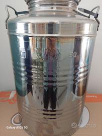 bidone 50 lt per olio nuovo mai usato 