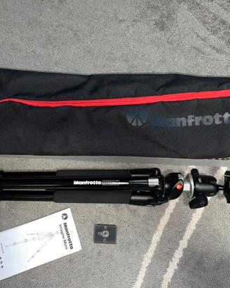 Kit Manfrotto 190 + testa a sfera 496 + sacca