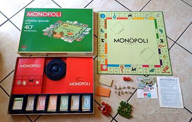 Monopoli 40 ° Anniversario gioco vintage EG