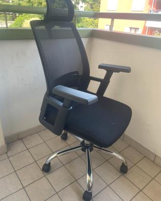 Sedia poltrona ufficio girevole gamer