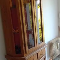 Vetrina in Legno Massello di Castagno