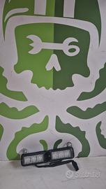 Luci police strobo blu e rosse con staffa 