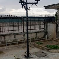 lampione per villa in ferro battuto 