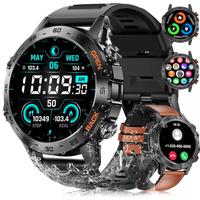 LIGE Smartwatch militare uomo telefono touch