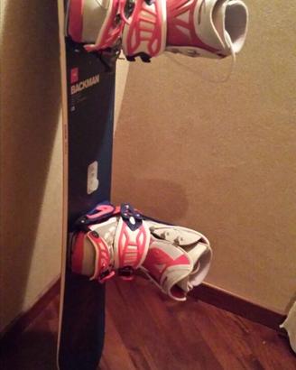 Snow board + sacca