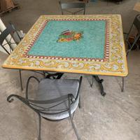 Tavolo pietra lavica nuovo 120 x120