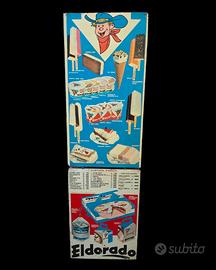 Rara Insegna Tabella Gelati Eldorado