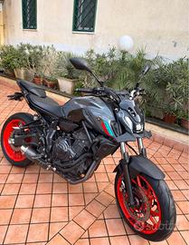 Yamaha mt07 A2 targa polacca