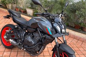 Yamaha mt07 A2 targa polacca