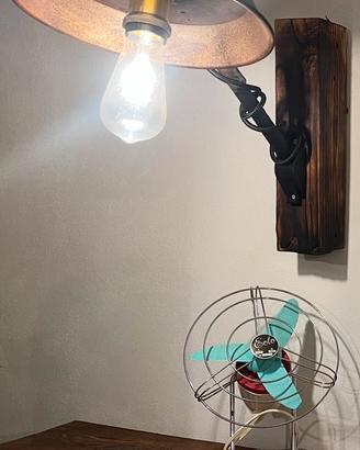 Applique artigianale stile industrial