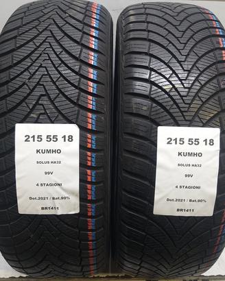 2 GOMME 215 55 18 KUMHO BR1411