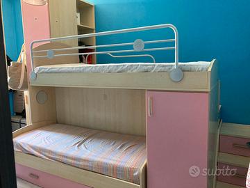 LETTO A CASTELLO 3 POSTI