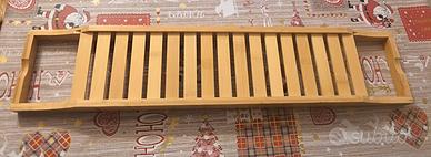 Vassoio di bambù per vasca da bagno