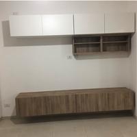 Parete attrezzata ikea per salone come nuova