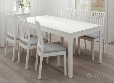 Tavolo legno allungabile Ikea ekedalen