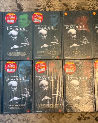 Lotto 10 Libri con CD Arturo Toscanin