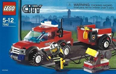 Mattoncini LEGO CITY 7942 Pick-up Pompieri