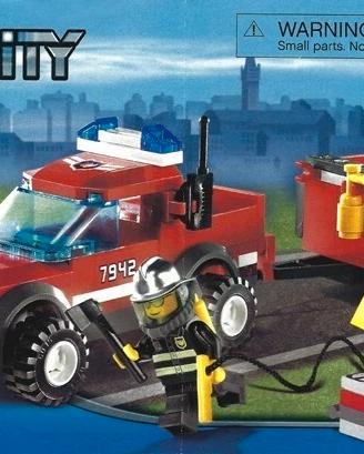Mattoncini LEGO CITY 7942 Pick-up Pompieri
