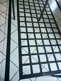 Grande lastra vetro cristallo lungo più di 2 metri