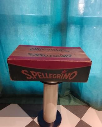 modernariato scatola S Pellegrino anni 50 epoca 