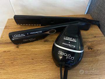 Piastra loreal steam pod a vapore