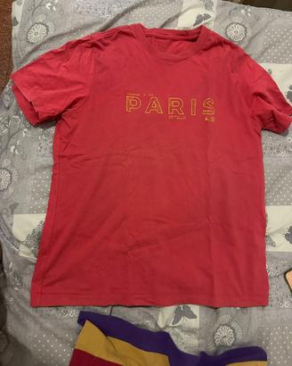T_shirt jordan PSG paris Saint Germain rossa