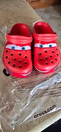 Crocs Saetta McQueen  Tg 36/37  nuove  rosso cars