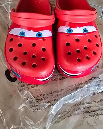 Crocs Saetta McQueen  Tg 36/37  nuove  rosso cars