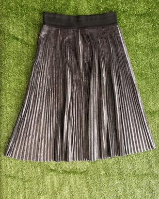 Gonna plissé similpelle Luxury Fashion XS