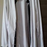 Camicia Bianca con colletto e polsini neri