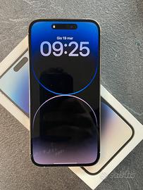 Phone 14 pro max 128gb silver