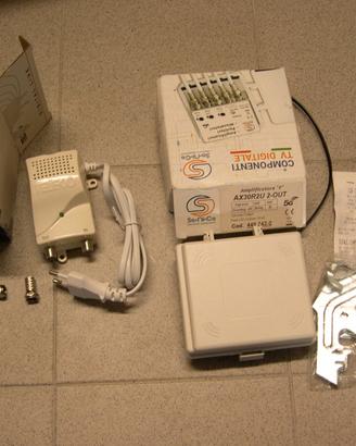 Alimentatore miscelatore antenna digitale