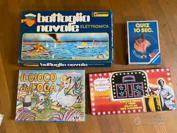 LOTTO GIOCHI DA TAVOLO ANNI 80 BIS MIKE BONGIORNO