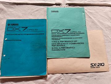 manuale originale DX7 II FD Yamaha