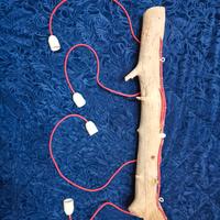 Lampadario in legno Nature