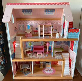 Kidkraft casa delle bambole completa di accessori