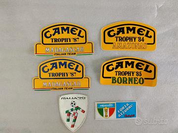 Adesivi vintage da collezione.