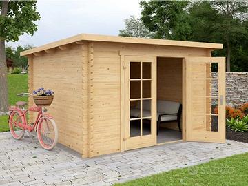 CASETTA DI LEGNO SYDNEY2 300x300x211h cm 34mm,