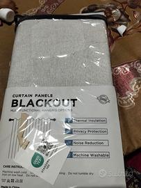 Coppia Tende Oscuranti 100% Termiche con Passanti 