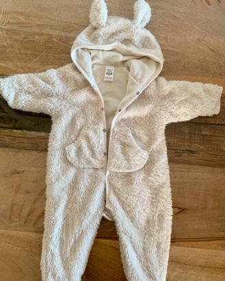 Tutina neonato ZARA orsetto invernale
