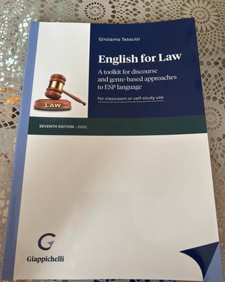 Libro ENGLISH FOR LAW