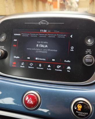 Autoradio Uconnect Fiat 500X Continental Y7OVP2RFP