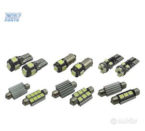 KIT 10 LAMPADE LED INTERNE PER RENAULT MEGANE II 2