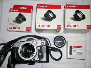 Canon fx con accessori