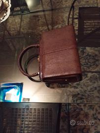 borsetta pelle lucertola anni 60