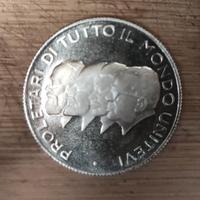 Moneta Italia- Russia Lenin-Stalin-Engels- Togliat