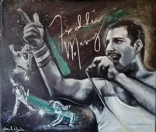 Freddie Mercury (The Queen band) Dipinto, quadro.