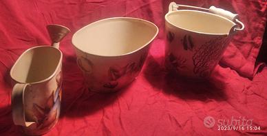 Secchiello, innaffiatoio , portavaso mignon latta