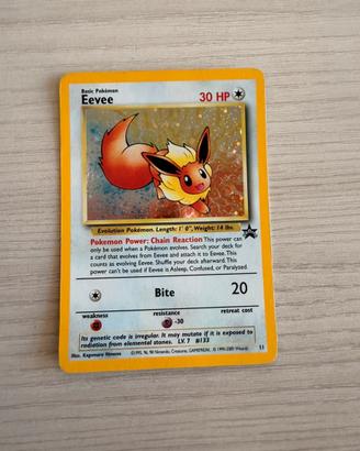 Eevee 11 black star promo holo wotc 2000 Gd/Lp