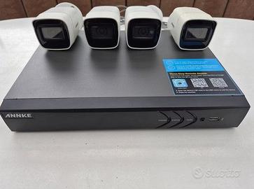 4 telecamere Annke + registratore